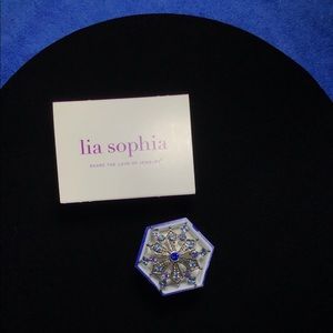 Lia Sophia snowflake pin